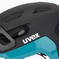 UVEX каска за велосипед React black/teal matt 8