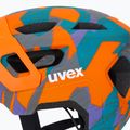 Детска велосипедна каска UVEX React Jr papaya camo matt 7