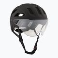 Велосипедна каска UVEX Stride Visor black matt/litemirror silver
