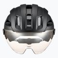 Велосипедна каска UVEX Stride Visor black matt/litemirror silver 2