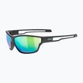 Слънчеви очила UVEX Sportstyle 806 black matt/mirror green