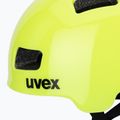 Детска велосипедна каска UVEX HLMT 4 неоново жълто 7