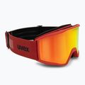 Скиорска маска UVEX Blast FM red matt/mirror red