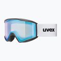 Скиорска маска UVEX Blast FM black matt/mirror blue 5