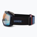 Скиорска маска UVEX Victorious FM dust blue matt/mirror sapphire 4