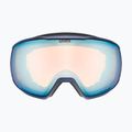 Скиорска маска UVEX Victorious FM dust blue matt/mirror sapphire 6