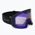 Скиорска маска UVEX Victorious FM black matt/mirror ruby