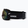 Скиорска маска UVEX Victorious FM black matt/mirror blue 4