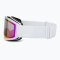 Скиорска маска UVEX Provoqe V white matt/vario pink mirror 4