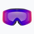 Детски скиорски очила UVEX Pwdr FM black matt/mirror ruby/green/clear 2