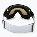 Скиорски очила UVEX Gravity FM white matt/mirror silver/green/clear 3