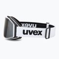 Скиорски очила UVEX Gravity FM white matt/mirror silver/green/clear 4