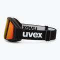Скиорски очила UVEX Gravity FM black matt/mirror red/orange/clear 4