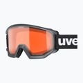 Скиорски очила UVEX Athletic LGL black matt/orange/clear