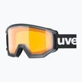 Скиорски очила UVEX Athletic LGL black matt/yellow/clear