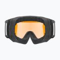 Скиорски очила UVEX Athletic LGL black matt/yellow/clear 3