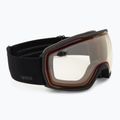 Скиорска маска UVEX Victorious Pro V black matt/vario red mirror