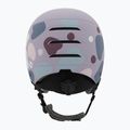 Детска скиорска каска UVEX Rocket Visor Jr cool lavender abstract matt/mirrorsilver/lasergold 4