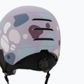 Детска скиорска каска UVEX Rocket Visor Jr cool lavender abstract matt/mirrorsilver/lasergold 8