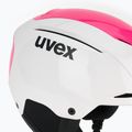 Скиорска каска UVEX Resolution SL white/pink 7