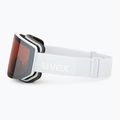 Скиорска маска Uvex Lace Attract FM white matt/mirror silver 5