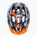 Детска велосипедна каска UVEX Air Wing 2 papaya/bubble blue 11