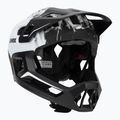 Детска велосипедна каска UVEX React Fullface Jr black/white matt