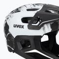 Детска велосипедна каска UVEX React Fullface Jr black/white matt 7