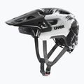Детска велосипедна каска UVEX React Fullface Jr black/white matt 2