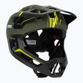Детска велосипедна каска UVEX React Fullface Jr dark olive matt