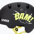 Детска каска UVEX Kid 4 Style bam black/lime matt 7