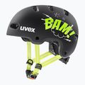 Детска каска UVEX Kid 4 Style bam black/lime matt