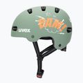 Детска каска UVEX Kid 4 Style bam moss green/papaya matt 3