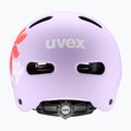 Детска каска UVEX Kid 4 Style flower lilac matt 3