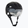 Велосипедна каска UVEX Stride Visor black matt/lite mirror silver