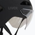 Велосипедна каска UVEX Stride Visor black matt/lite mirror silver 8