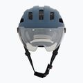 Велосипедна каска UVEX Stride Visor stone blue matt/lite mirror silver 2