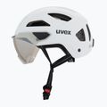 Велосипедна каска UVEX Stride Visor white matt/lite mirror silver 3