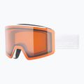 Скиорскa маска UVEX Ignite LG S2 white matt/orange