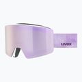 Скиорскa маска UVEX Ignite FM S3 white matt/mirror rose