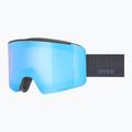 Скиорскa маска UVEX Ignite FM S3 black matt/mirror blue