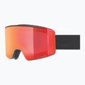 Скиорскa маска UVEX Ignite FM S3 black matt/mirror red