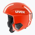 Детска скиорска каска UVEX Race Up electric red