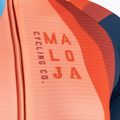 Дамска блуза за колоездене Maloja AmiataM 1/1 оранжево-тъмносиньо 35170 3