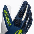 Детски вратарски ръкавици uhlsport Hyperact Supersoft HN синьо и бяло 101123601 3