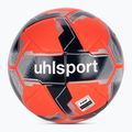 Футболна топка uhlsport Match Addglue fluo red/navy/silver размер 5