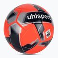 Футболна топка uhlsport Match Addglue fluo red/navy/silver размер 5 2