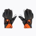 Uhlsport Speed Contact Starter Меки вратарски ръкавици черно и бяло 101126901