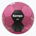 Хандбална топка Kempa Leo burgundy/black размер 2 4