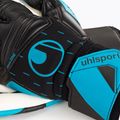 Uhlsport Classic Soft Hn Comp вратарски ръкавици черни/сини/бели 3